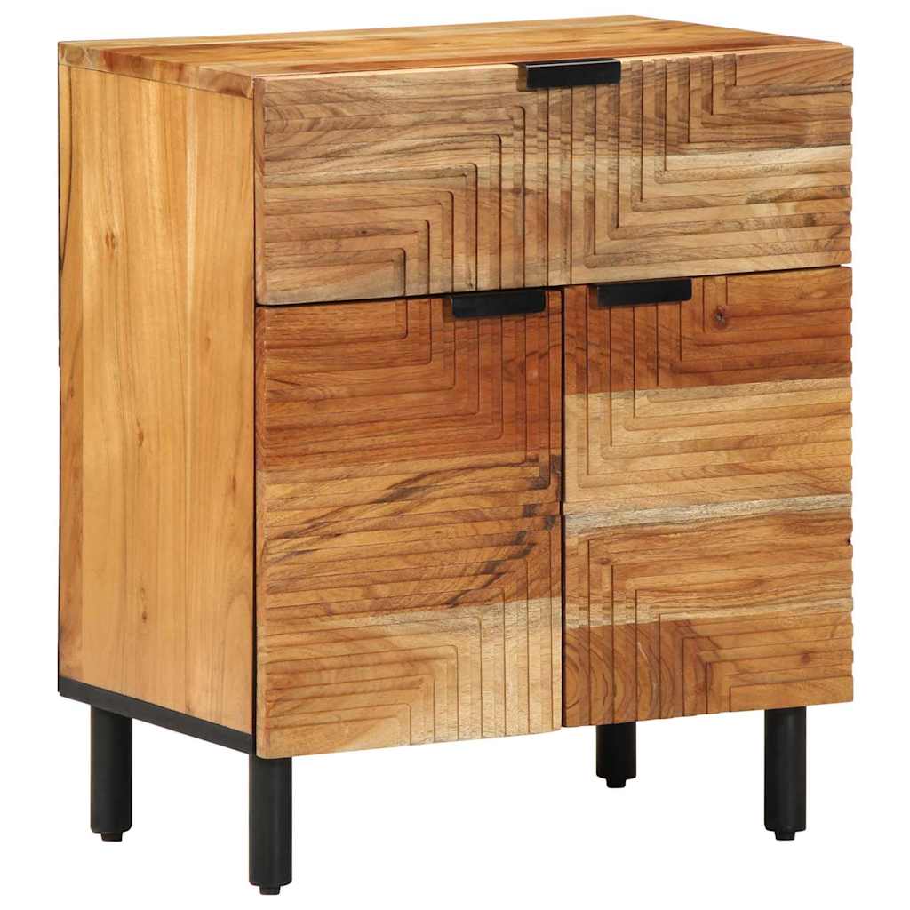 Nachttisch Braun 50 x 33 x 60 cm Akazie Massivholz