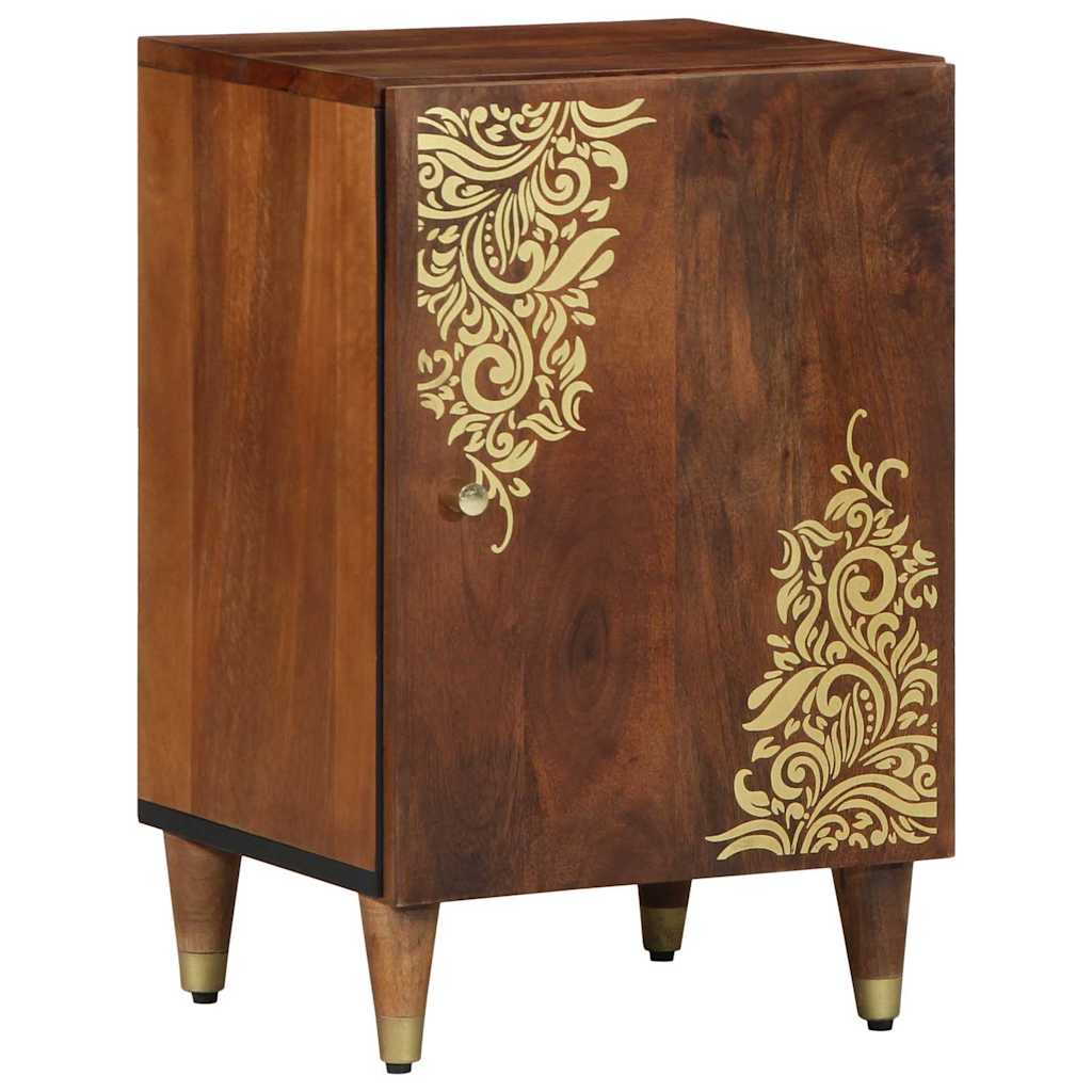 Badezimmerschrank Braun 38 x 33.5 x 58 cm Massivholz Mango