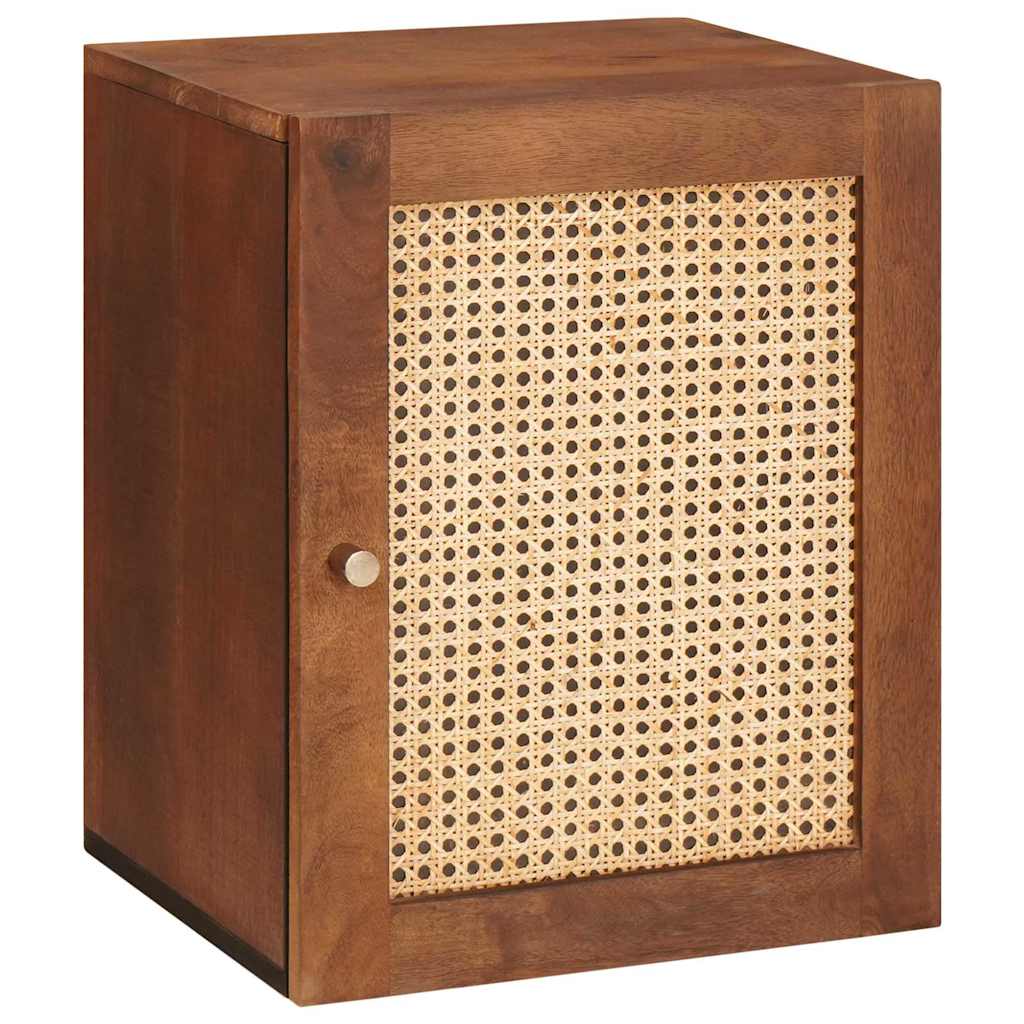 Badezimmer Schrank mit Regal mit Tür Braun 38 x 33,5 x 48 cm