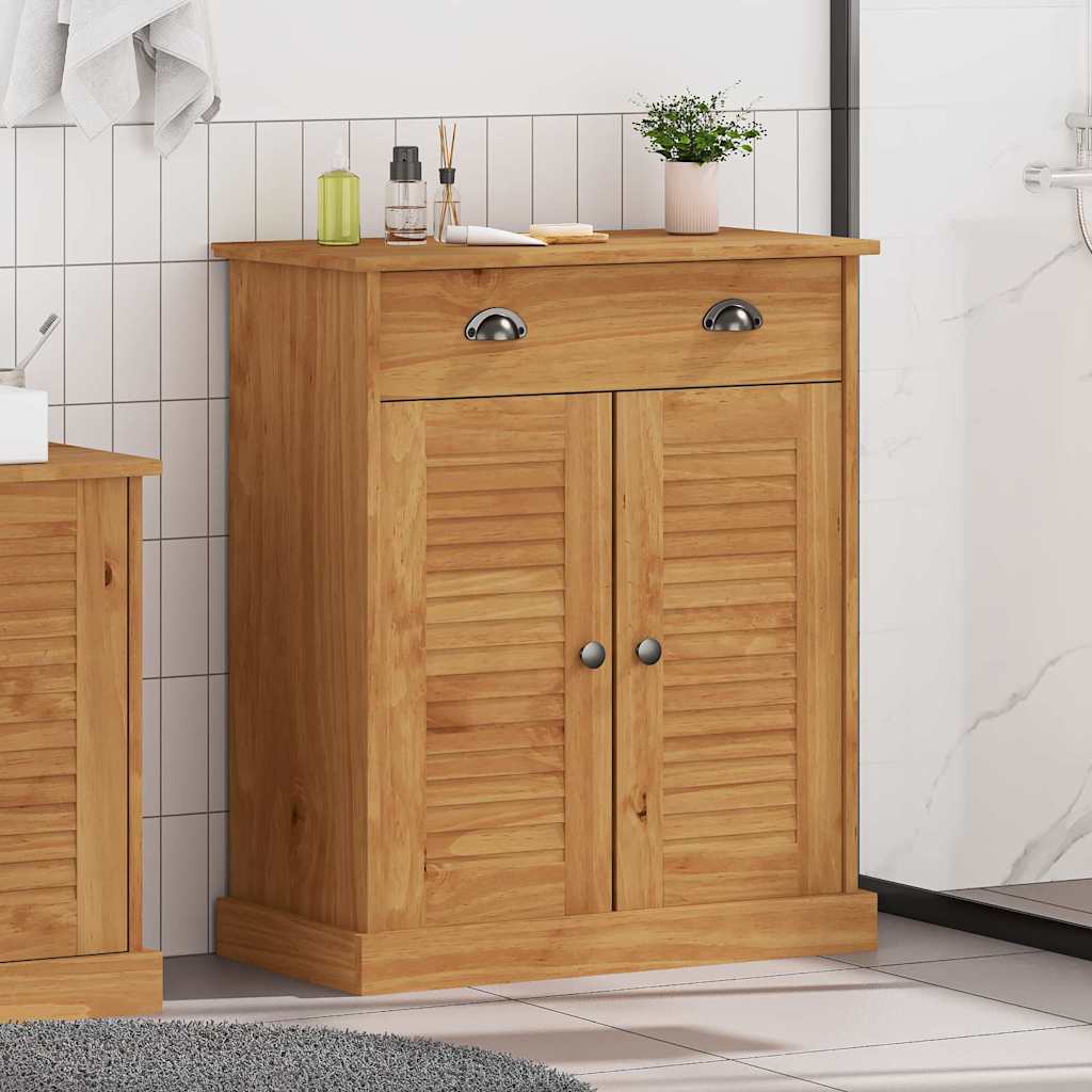 Badezimmer Schrank VIGO Honigbraun 67,5 x 34 x 80 cm