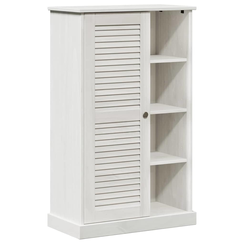 Badezimmer Schrank mit Speicher VIGO Weiß 67,5 x 34 x 110 cm