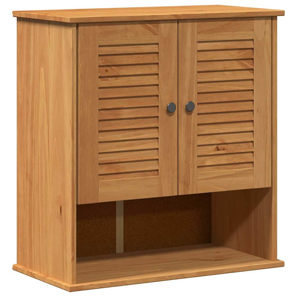 Wandmontierter Badezimmerschrank Wandmontiert VIGO Honigbraun