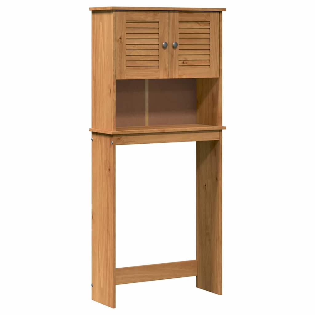 Waschmaschinen-Schrank VIGO Honigbraun 72,5 x 27 x 161 cm
