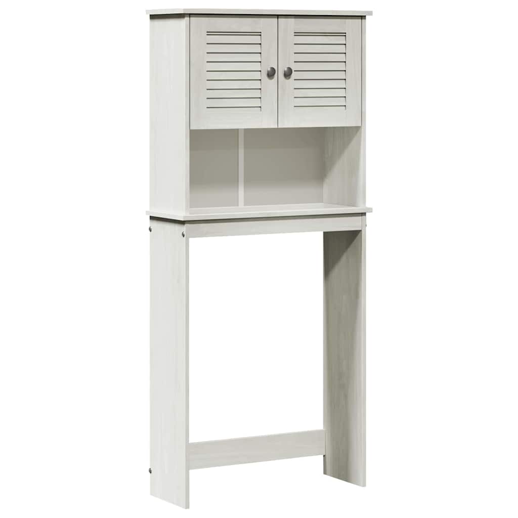 Waschmaschinen-Schrank mit Regal VIGO Weiß 72,5 x 27 x 161 cm
