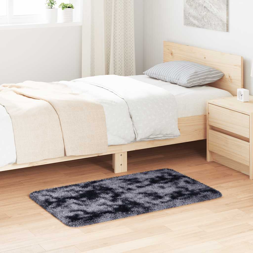 Carpet Shaggy Deep Pile NAVARRA Dark Grey 60x100 cm Polyester