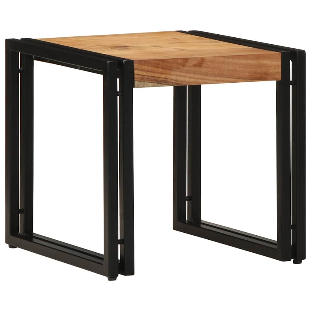 Couchtisch Braun 40 x 40 x 38 cm Akazie Massivholz