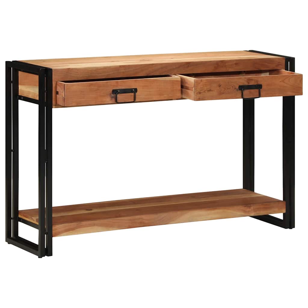 Konsolentisch Braun 120 x 33 x 75 cm Akazie Massivholz