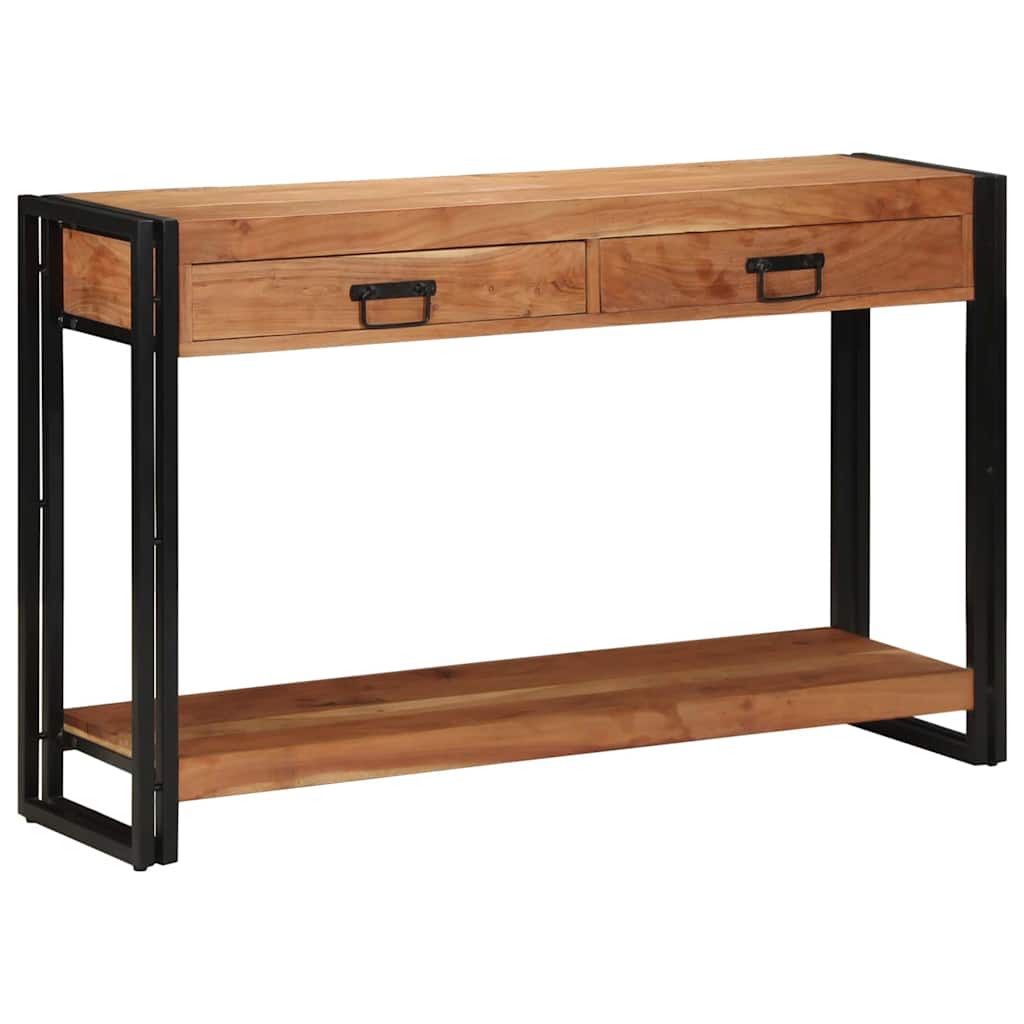 Konsolentisch Braun 120 x 33 x 75 cm Akazie Massivholz
