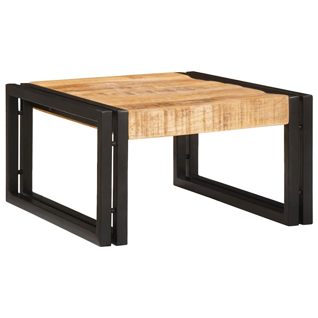 Badezimmer Regal 40 x 50 x 23 cm Massives Mango Holz, Eisen