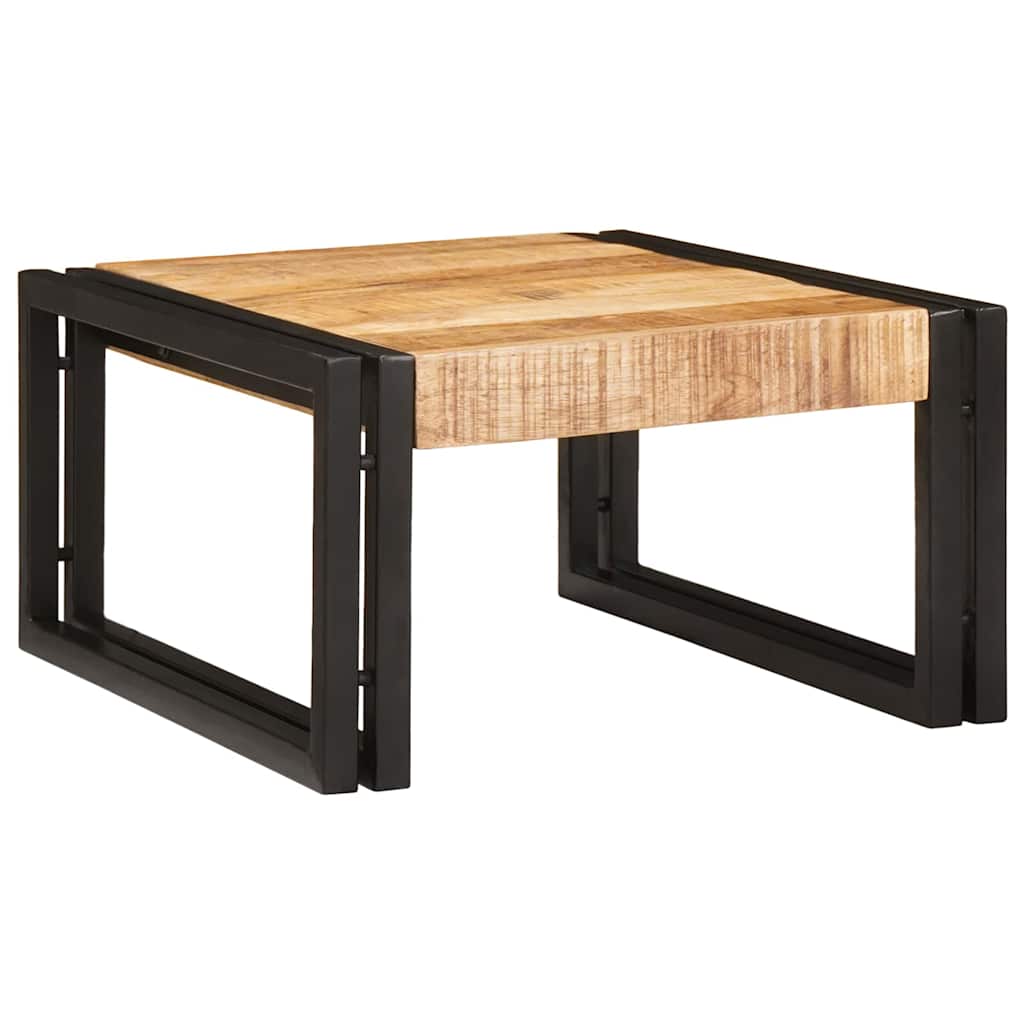 Badezimmer Regal 40 x 50 x 23 cm Massives Mango Holz, Eisen