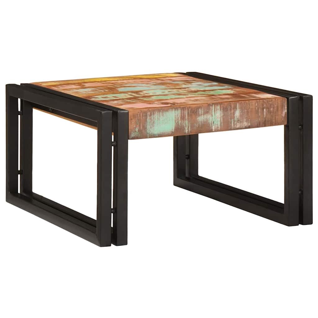 Badezimmer Regal 60 x 50 x 23 cm Massives Mango Holz, Eisen