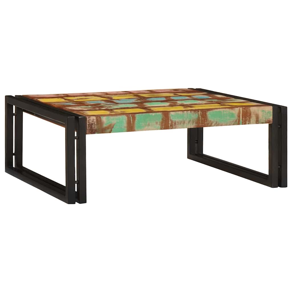 Badezimmer Regal 65 x 50 x 23 cm Massives Mango Holz, Eisen