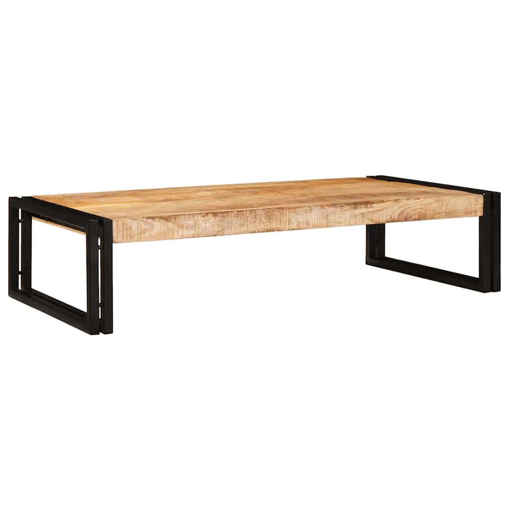 Badezimmer Regal 100 x 50 x 23 cm Massives Mango Holz, Eisen