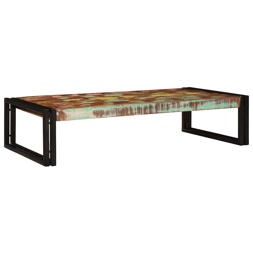 Badezimmer Regal 100 x 50 x 23 cm Massives Mango Holz, Eisen