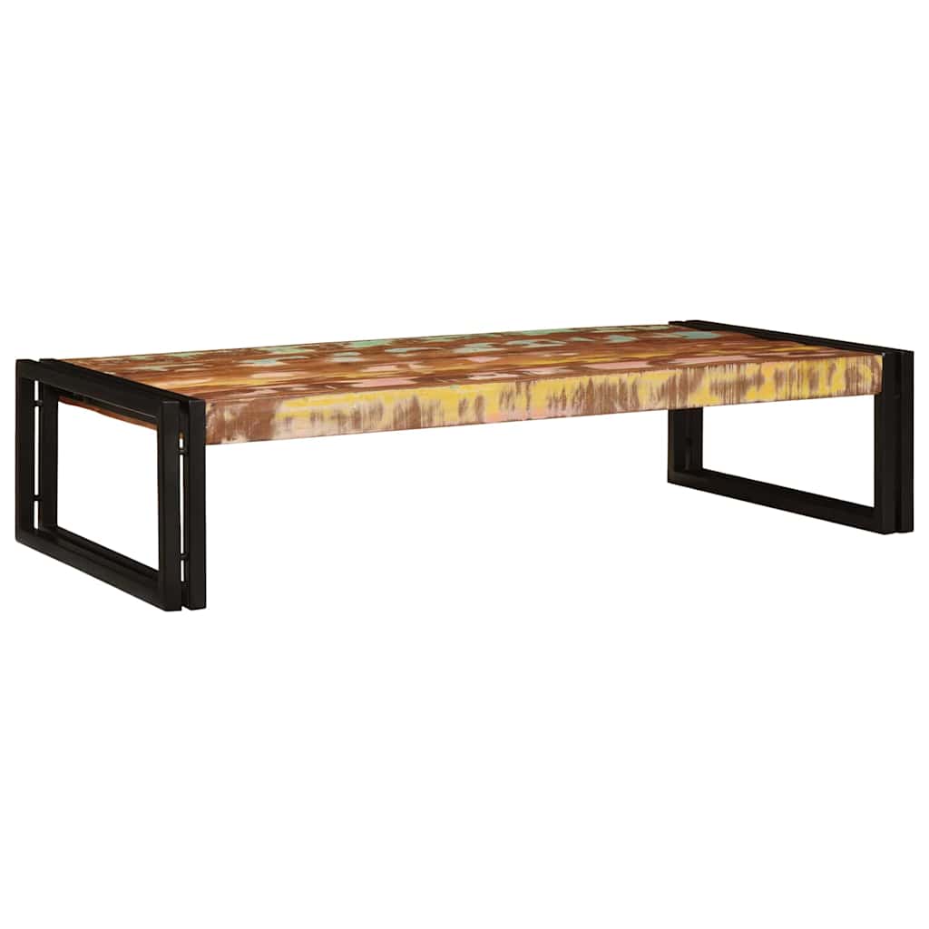 Badezimmer Regal 100 x 50 x 23 cm Massives Mango Holz, Eisen