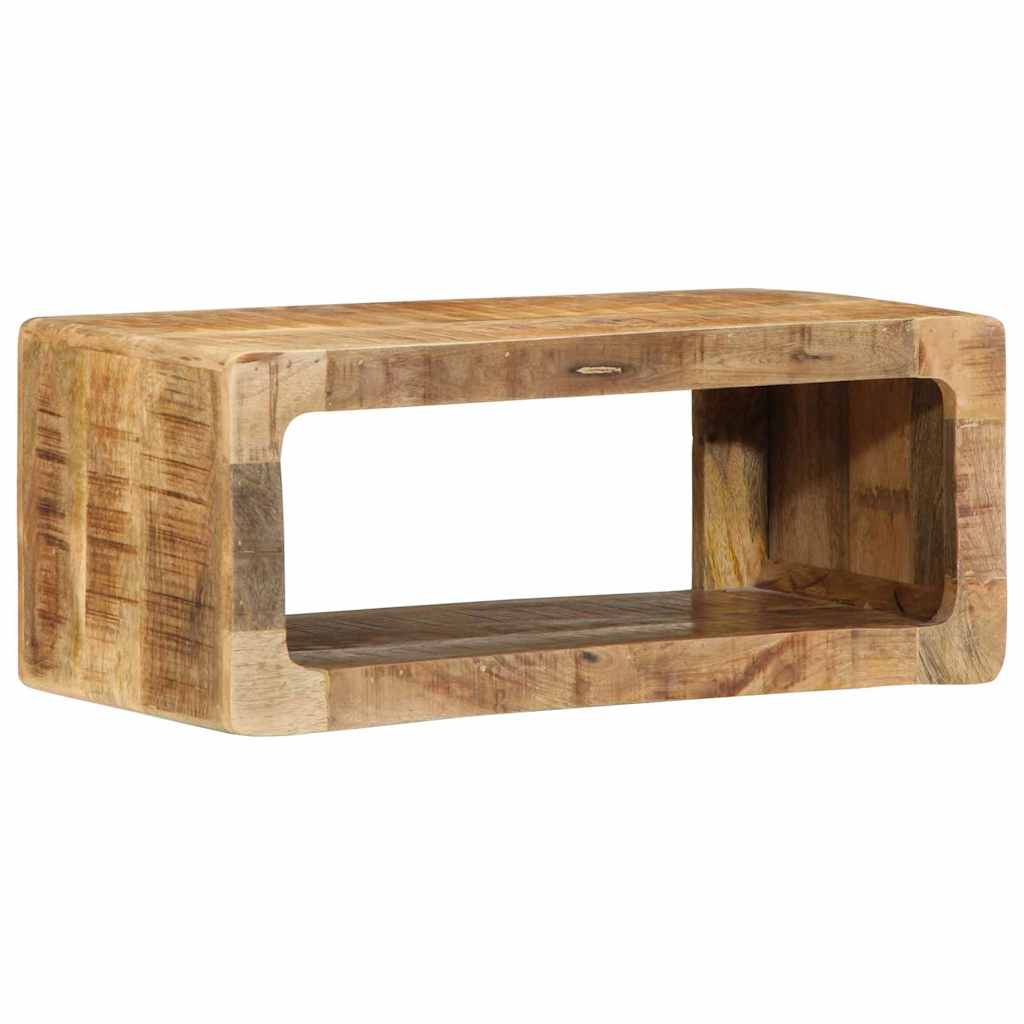 TV-Schrank mit Regal Braun 60 x 30 x 25 cm Massivholz Mango