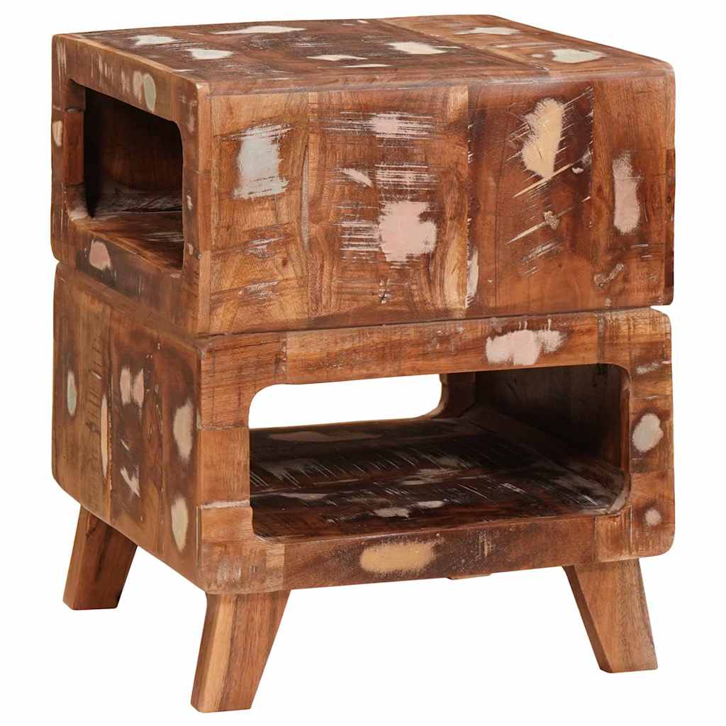Beistelltische Mehrfarbig 40 x 40 x 49 cm recyceltes Massivholz