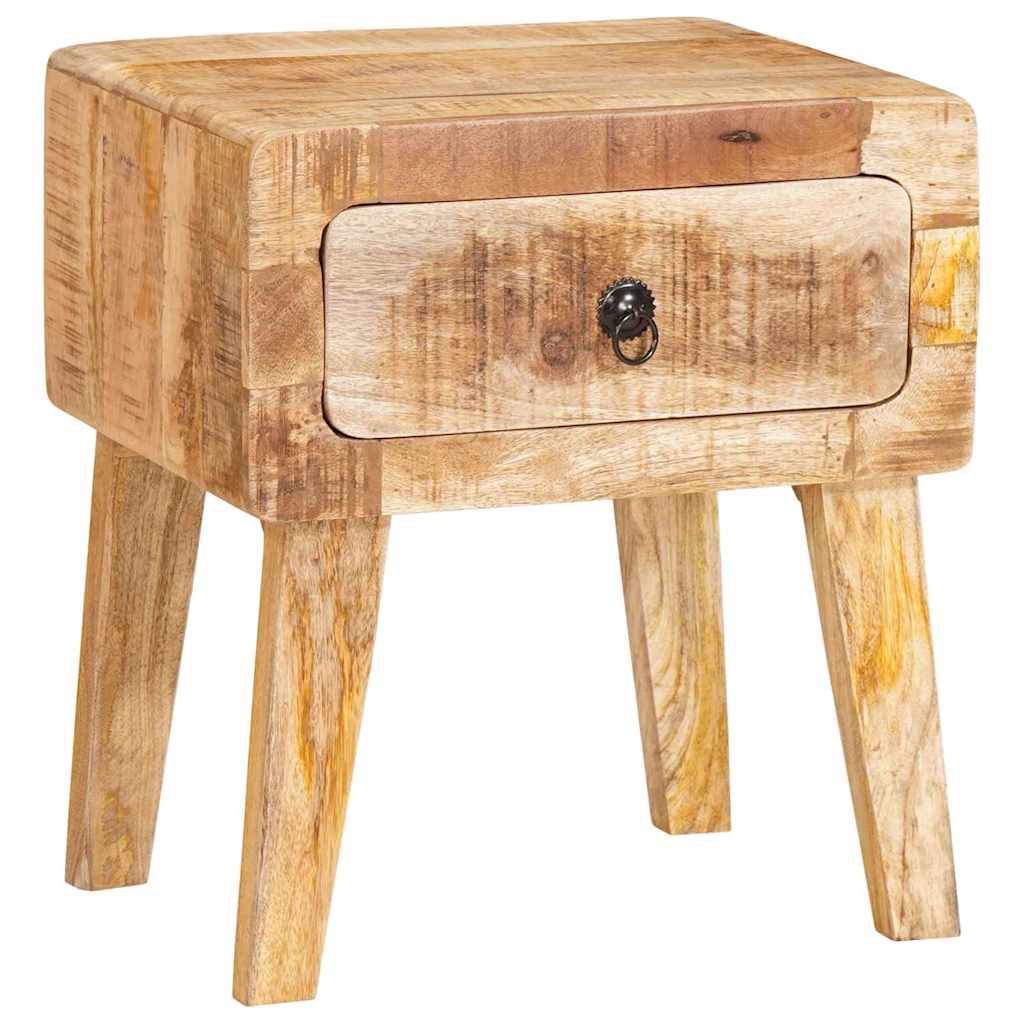 Beistelltische mit Tür Braun 40 x 32 x 46 cm massives Mangoholz