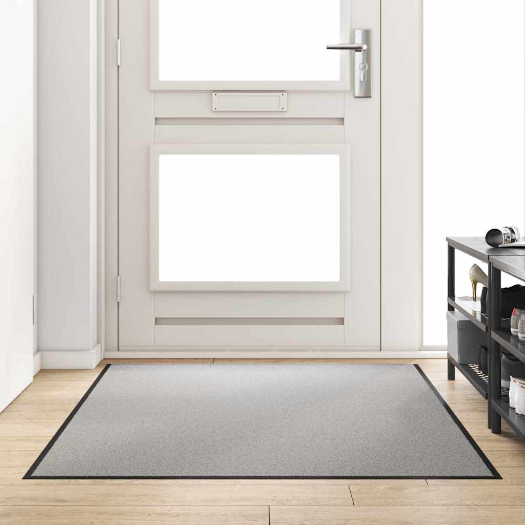 Fußmatte Grau und Schwarz 120 x 180 cm Polypropylen und Vinyl