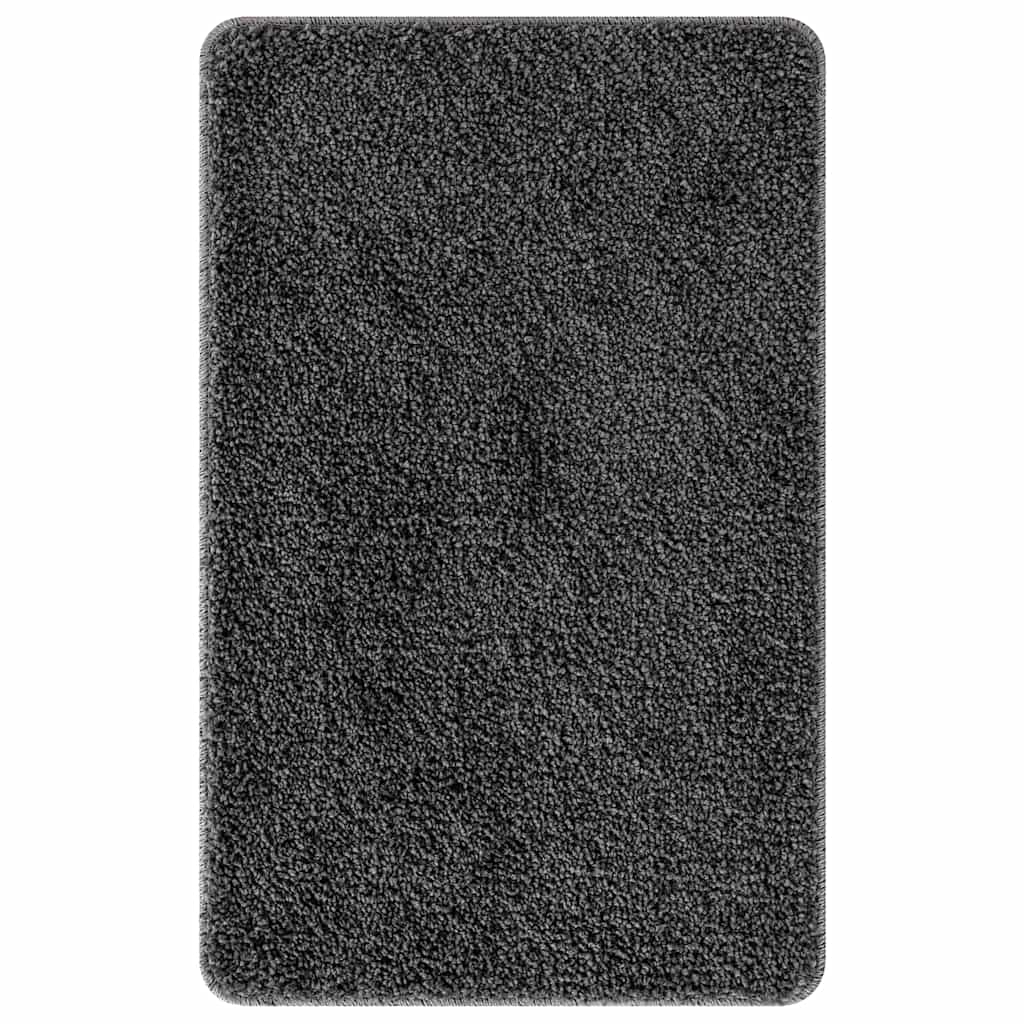Badematte 2 pcs Dunkelgrau 50 x 50 cm Polypropylen