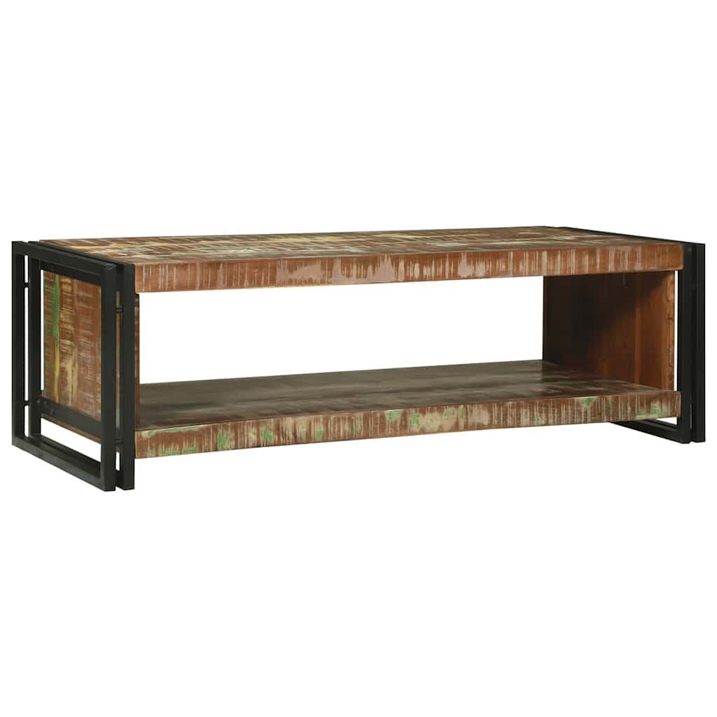 Couchtisch Braun 120 x 50 x 38 cm recyceltes Massivholz