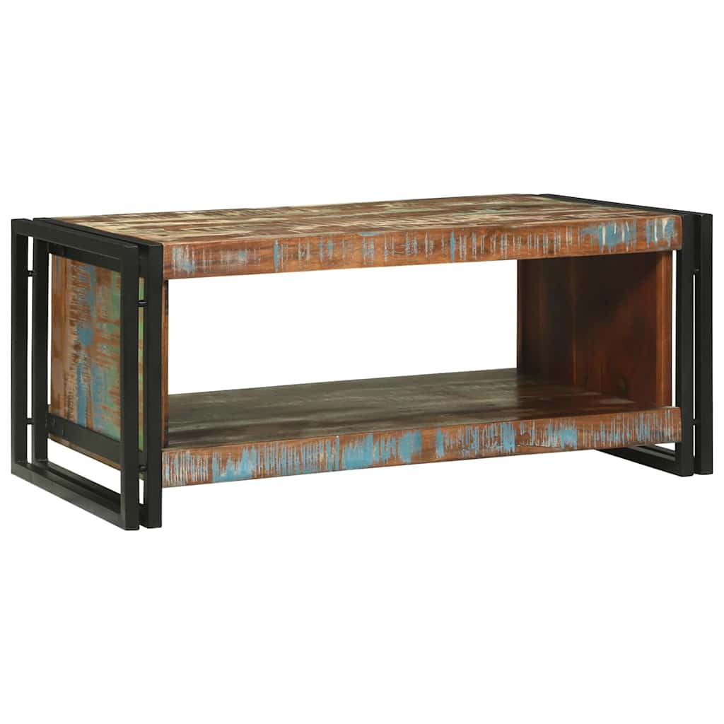 Couchtisch Braun 90 x 50 x 38 cm recyceltes Massivholz