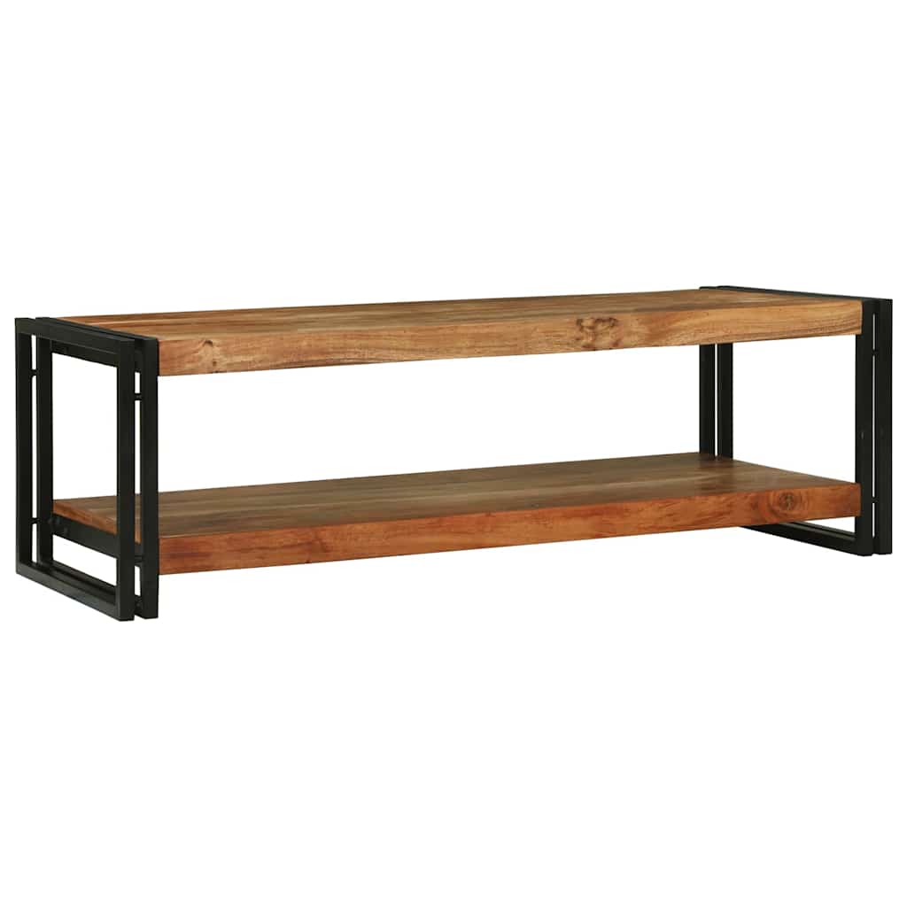 Couchtisch Braun 120 x 50 x 38 cm Akazie Massivholz