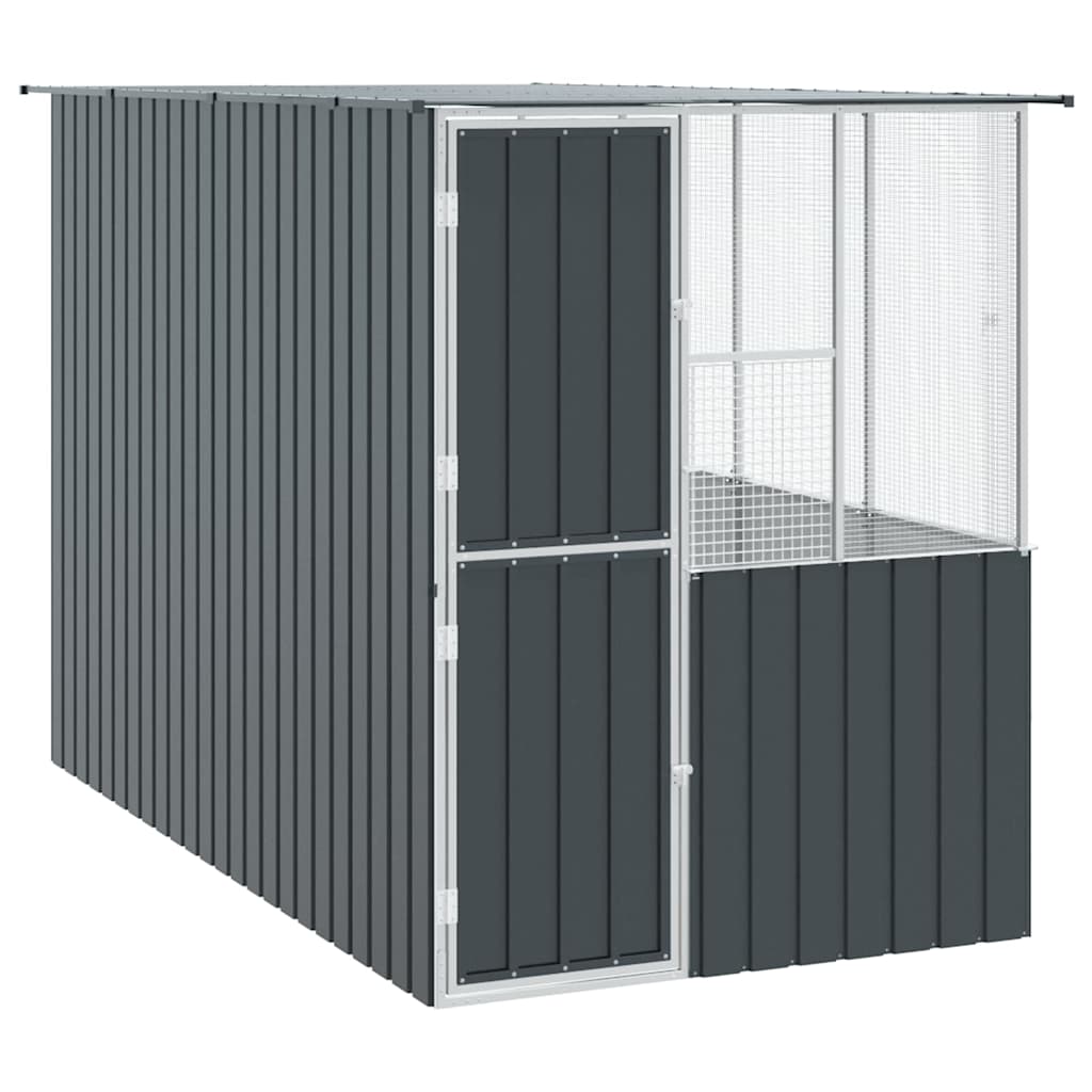 Vogelkäfig Anthrazit 154 x 307 x 200 cm Verzinkter Stahl