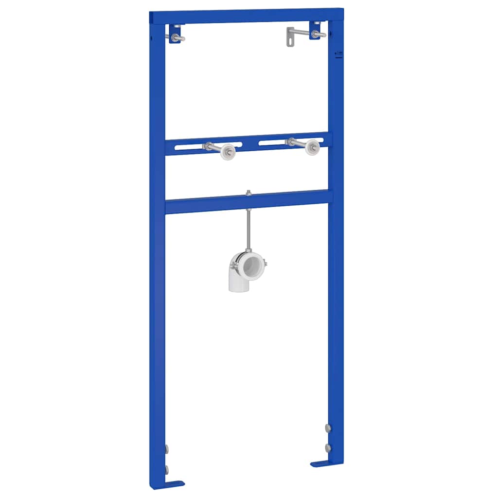 Badezimmer Wandstütze Blau 50 x 17.5 x 136 cm Stahl