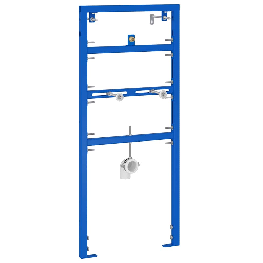 Badezimmer Wandstütze Blau 50 x 17.5 x 136 cm Stahl