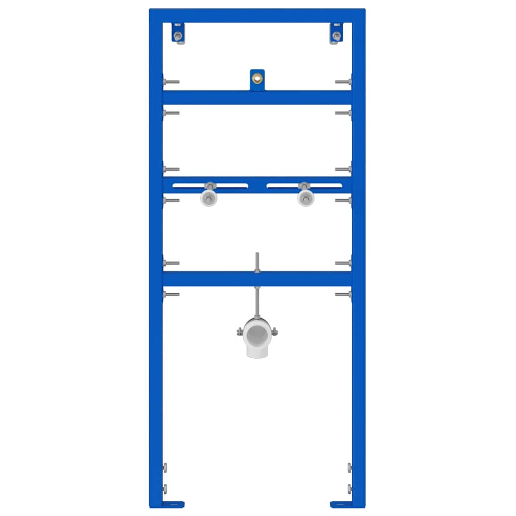 Badezimmer Wandstütze Blau 50 x 17.5 x 136 cm Stahl