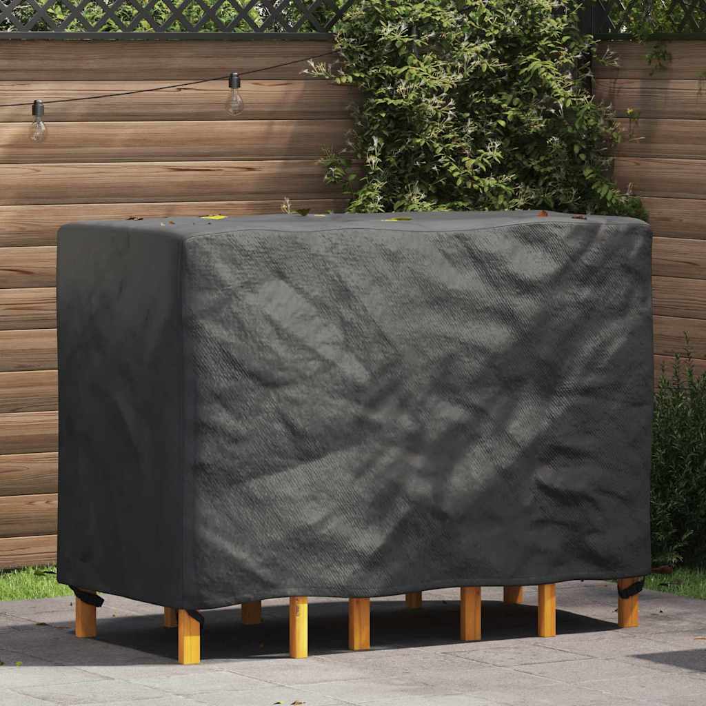 Gartenmöbelabdeckung Schwarz 130 x 80 x 70 cm 420D