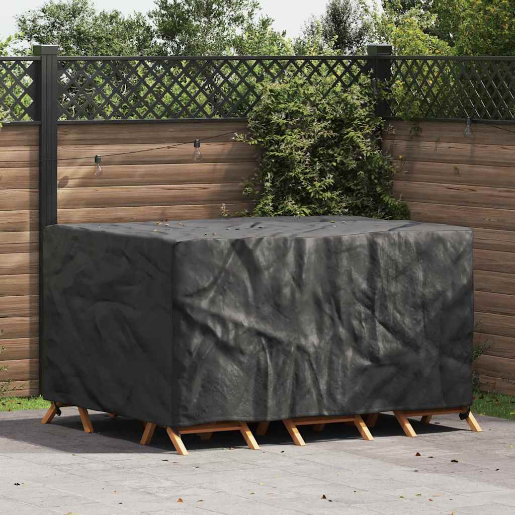 Gartenmöbelabdeckung Schwarz 180 x 140 x 90 cm 210D