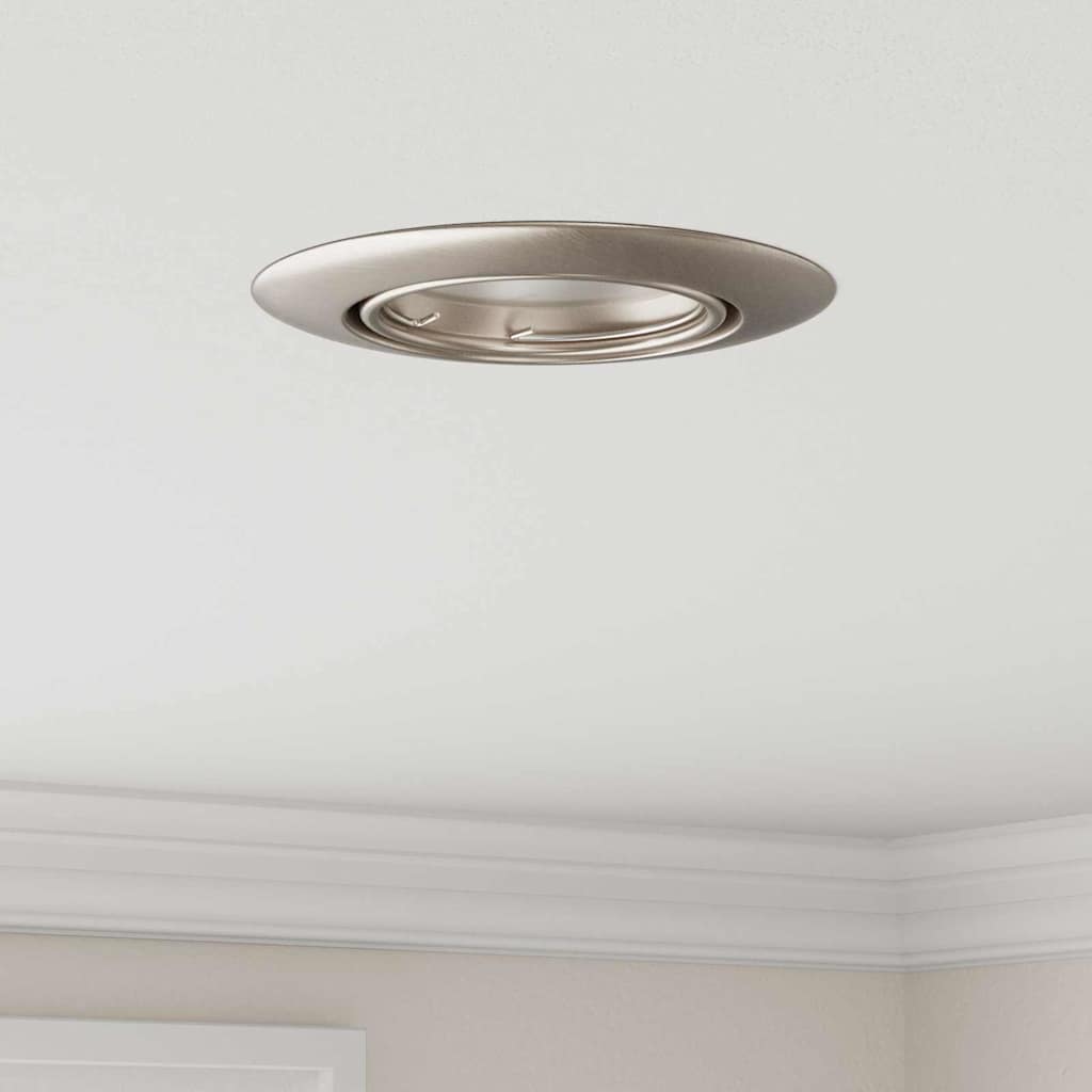 Spotlights mit Scheinwerfern 6 pcs Silber 9 x 9 cm Metall