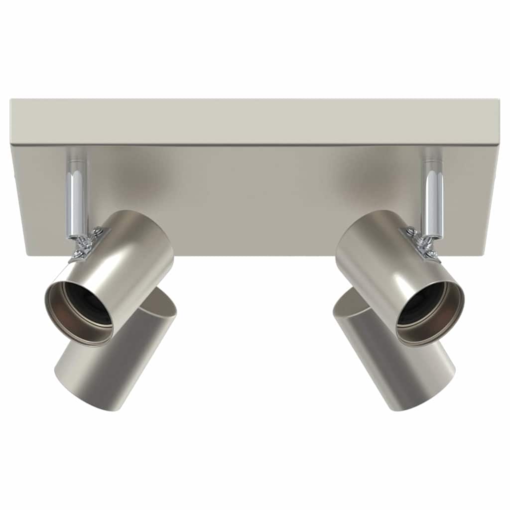 Deckenstrahler Gebürstetes Nickel 26.5 x 26 x 11.5 cm Stahl