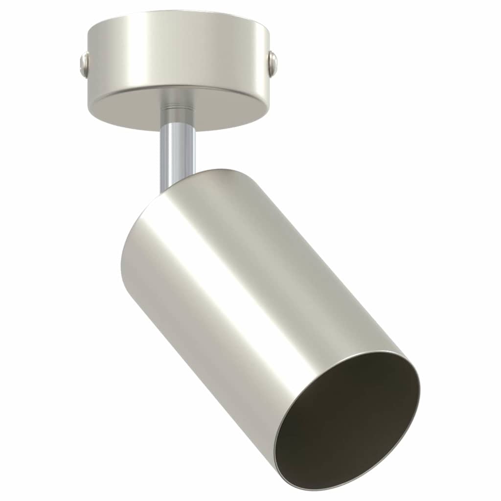 Deckenstrahler Gebürstetes Nickel 6 x 6 x 16.5 cm Stahl