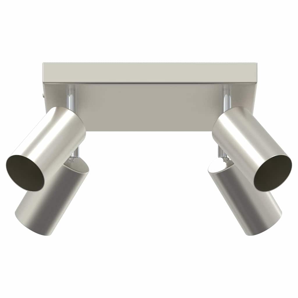 Deckenstrahler Gebürstetes Nickel 26 x 26 x 16.5 cm Stahl