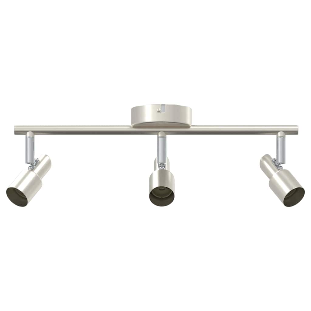 Deckenstrahler Gebürstetes Nickel 39 x 10.5 x 10.5 cm Stahl