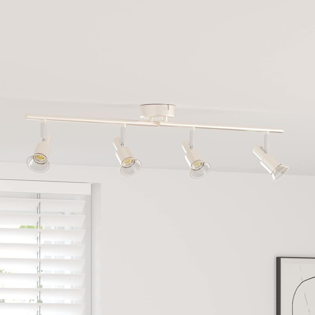 Deckenstrahler Gebürstetes Nickel 70 x 9 x 12.5 cm Stahl