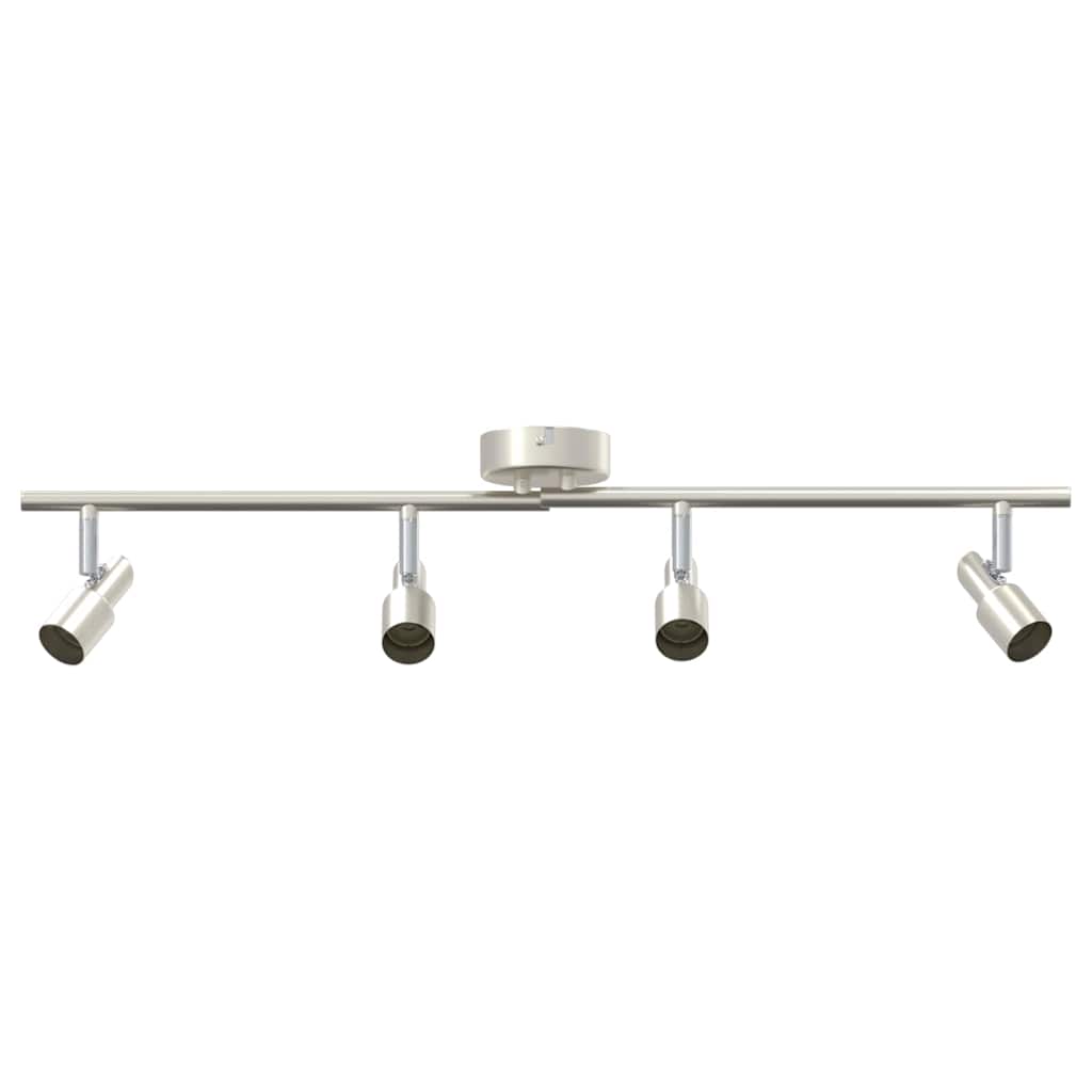 Deckenstrahler Gebürstetes Nickel 70 x 9 x 12.5 cm Stahl