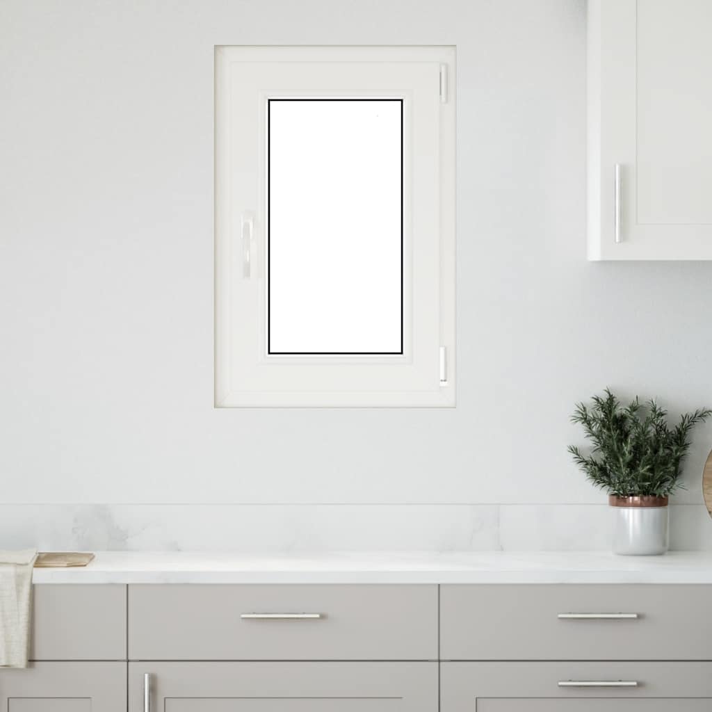 Kellerfenster "RISOR" 50x75 cm Drehkipp DIN Rechts Weiß