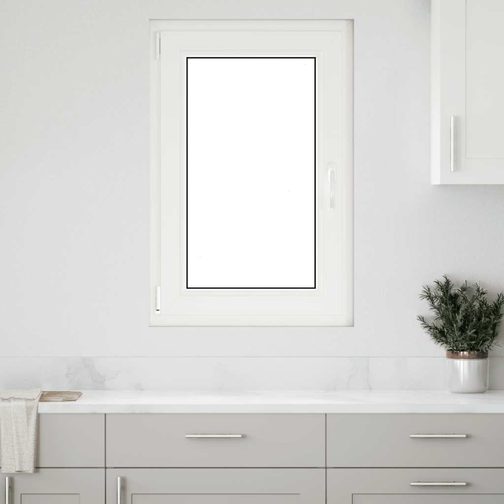 Kellerfenster "RISOR" 60x100 cm Drehkipp DIN Links Weiß