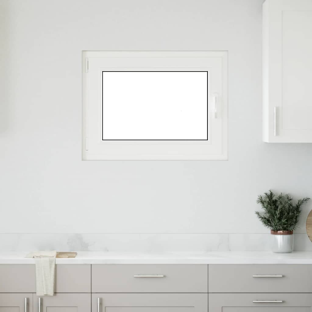Kellerfenster "RISOR" 80x70 cm Drehkipp DIN Links Weiß