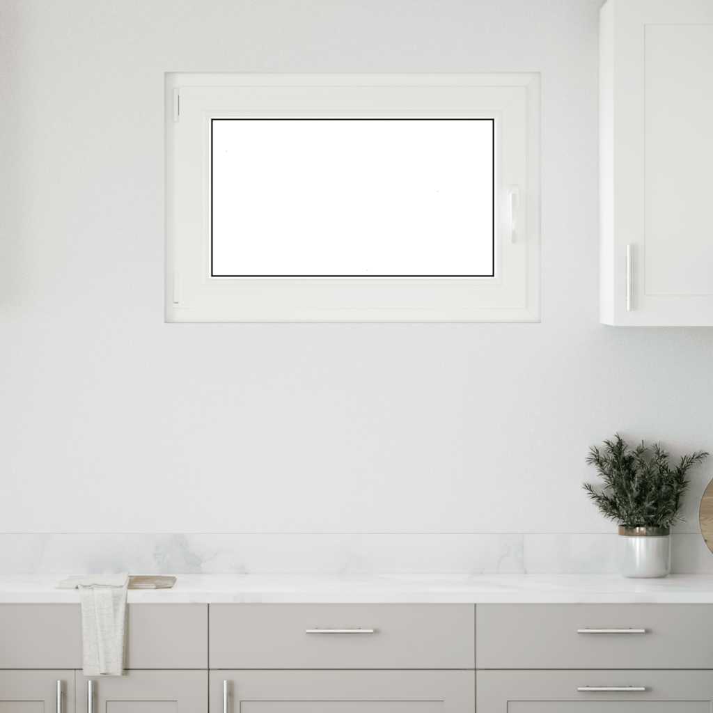 Kellerfenster "RISOR" 90x50 cm Drehkipp DIN Links Weiß