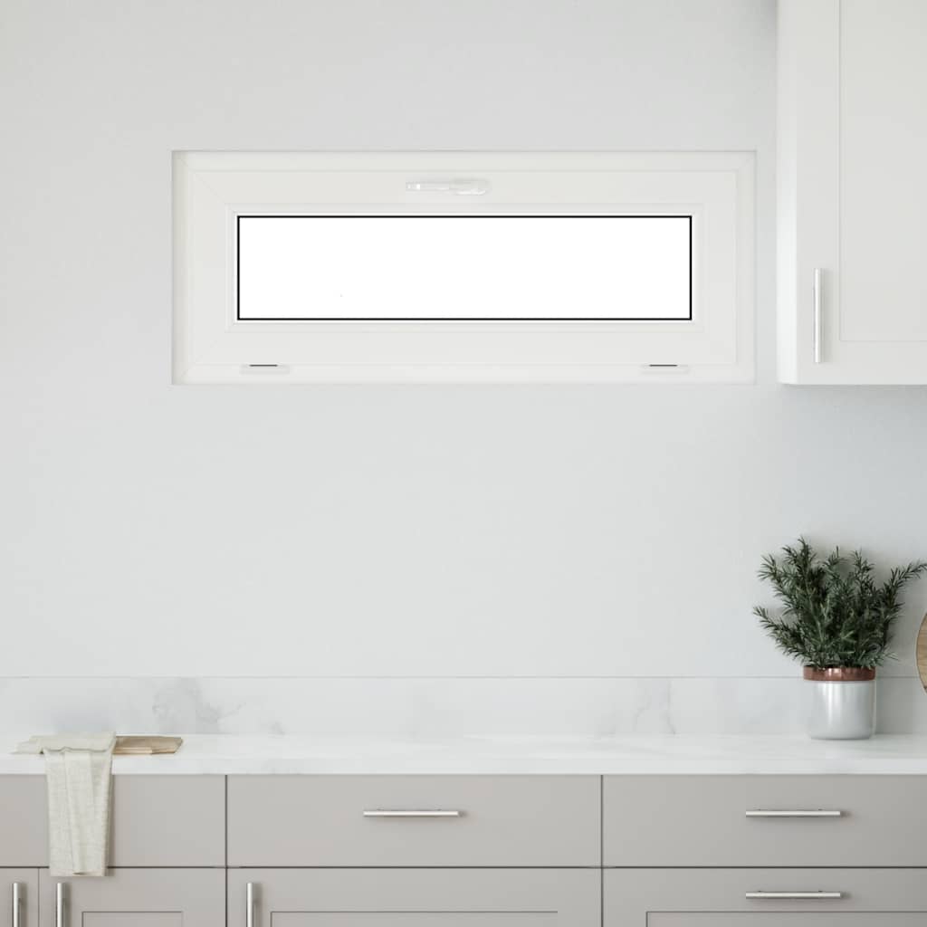 Kellerfenster RISOR 100x40 cm Kipp 2-fach Verglasung Weiß