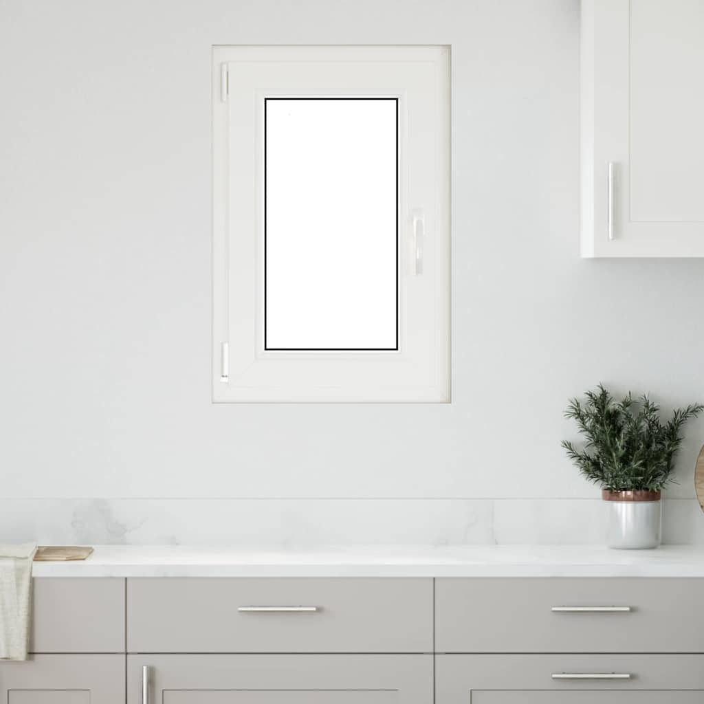 Kellerfenster "RISOR" 50x75 cm Drehkipp DIN Links Weiß