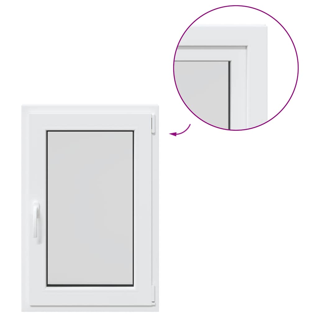Kellerfenster RISOR 60x90 cm Dreh Kipp DIN Rechts Weiß
