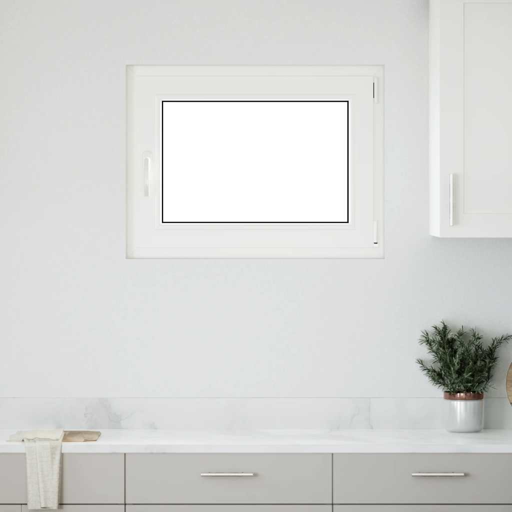Kellerfenster "RISOR" 80x70 cm Drehkipp DIN Rechts Weiß