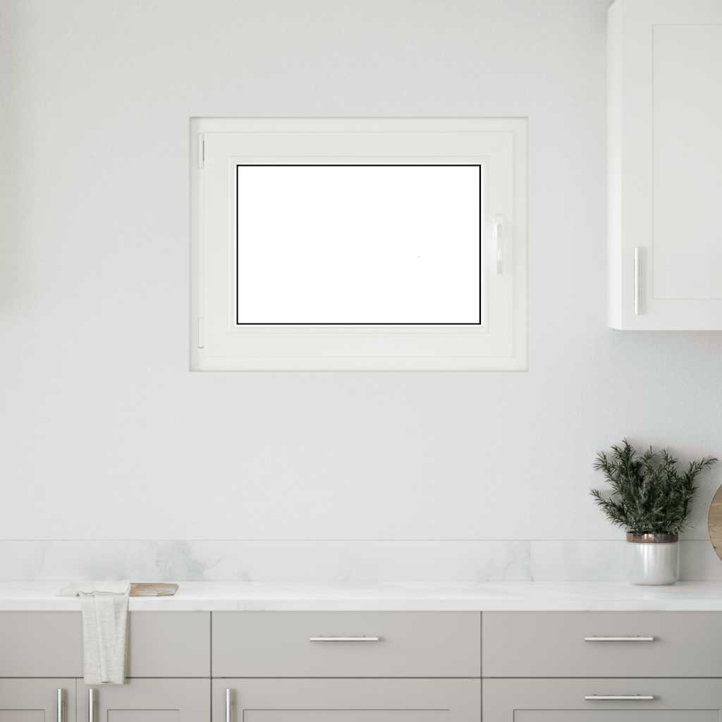 Kellerfenster "RISOR" 80x60 cm Drehkipp DIN Links Anthrazit