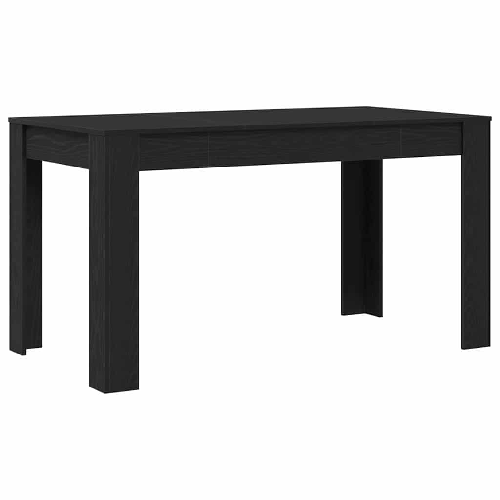 Esstisch Schwarze Eiche 140 x 74,5 x 76 cm Holzwerkstoff